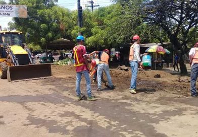 Avances del proyecto de agua potable en el municipio de Chichigalpa
