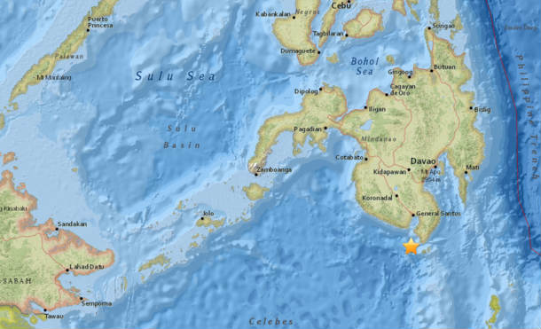 Un fuerte sismo de magnitud 6.8 se ha registrado en Filipinas.