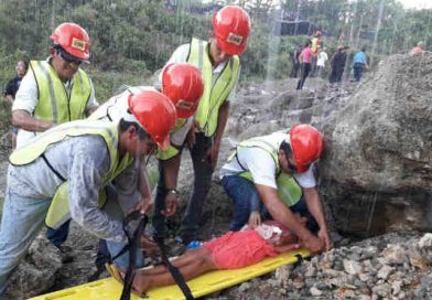 A eso de las 11 de la mañana se activaron las alarmas en el municipio El Rama donde se presentaron 4 escenarios de emergencias; deslave, inundación, incendio y tornado.