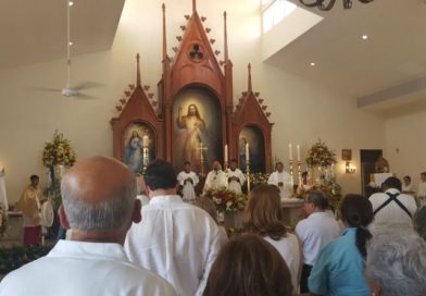 Iglesia complacida con la construcción de parque de la Divina Misericordia.