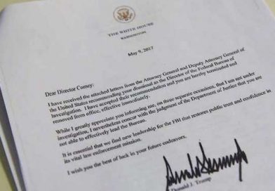 Trump habla sobre destitución del jefe del FBI