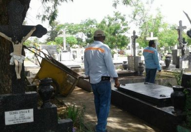 ALMA inicia jornada de limpieza en campos santos, de cara a la celebración de la madre