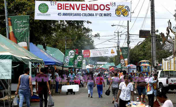 Son exactamente 45 años los que este lunes está cumpliendo la Colonia Primero de Mayo, en el Distrito VII de Managua y sus habitantes se han dispuesto a celebrarlo a lo grande, al mismo tiempo que están conmemorando el Día Internacional de los Trabajadores.