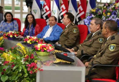 El Presidente de la República, Comandante Daniel Ortega Saavedra, y la Vicepresidenta -Compañera Rosario Murillo, se reúnen con el Consejo Militar Ampliado del Ejército de Nicaragua.