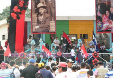 Ciudad Sandino rinde homenaje Sandino