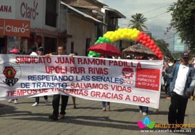 UPOLI-Rivas y Policía Nacional concientizan a la población sobre los accidentes de tránsitos