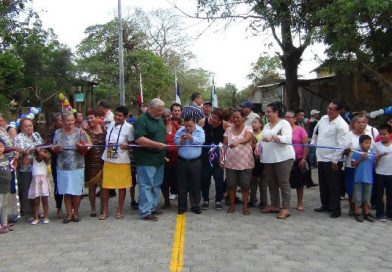Masaya: Inauguran un kilómetro de camino en conmemoración al día de la Dignidad Nacional