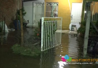 Fuertes lluvias dejan 84 viviendas anegas en Rivas