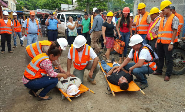 Jinotega: Familias del municipio del Cuá participan del Ejercicio Multiamenazas