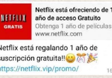 Nueva estafa en WhatsApp te ofrece un año gratis de Netflix, pero esto sucede
