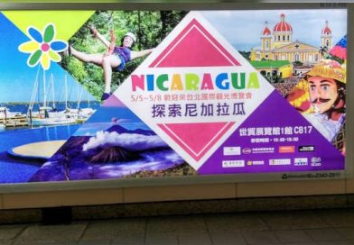 Nicaragua se exhibe en la estación más grande de Taipei