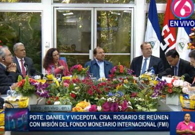 El Presidente de la República, Comandante Daniel Ortega Saavedra, y la Vicepresidenta-Compañera Rosario Murillo,