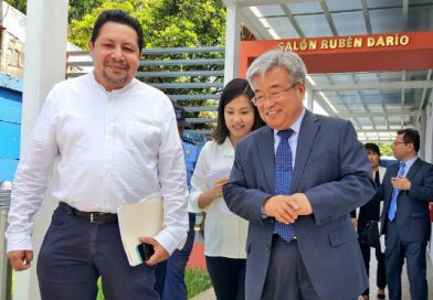 compañera, rosario, saluda, visita, vicepresidente, koica,