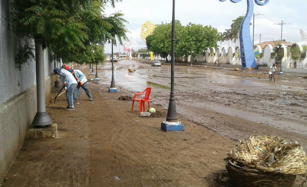 las vías de Managua