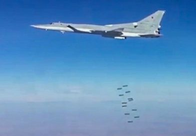 Aviones rusos abaten a 120 terroristas del EI que se dirigían de Raqa a Palmira