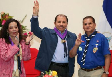 Comandante Daniel y Compañera Rosario presiden conmemoración del 100 aniversario del Movimiento Scout en Nicaragua