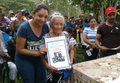 Nueva Guinea: PGR entrega 72 títulos de propiedad en comunidad "Buena Vista"