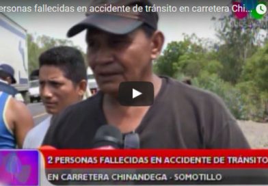 2 personas fallecidas en accidente de tránsito en carretera Chinandega – Somotillo