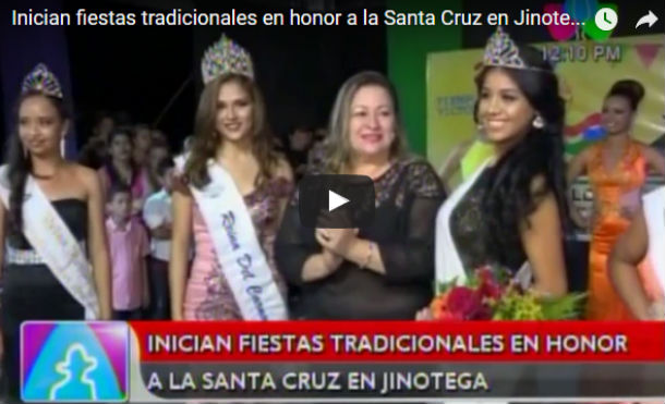 Inician fiestas tradicionales en honor a la Santa Cruz en Jinotega