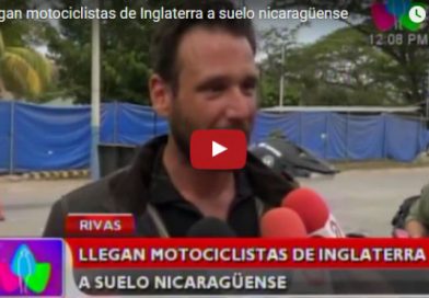 Llegan motociclistas de Inglaterra a suelo nicaragüense