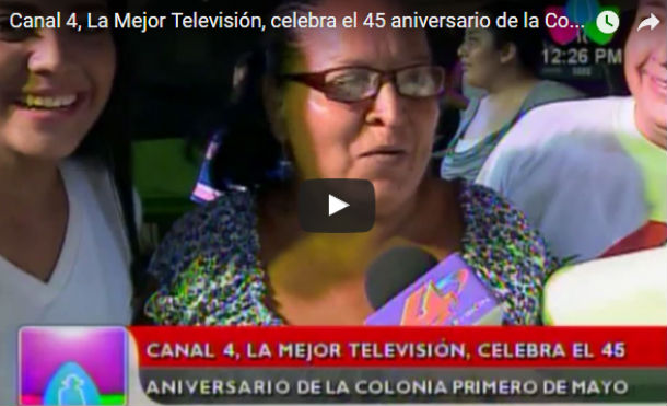 Canal 4, La Mejor Televisión, celebra el 45 aniversario de la Colonia Primero de Mayo