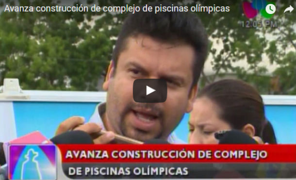 Avanza construcción de complejo de piscinas olímpicas