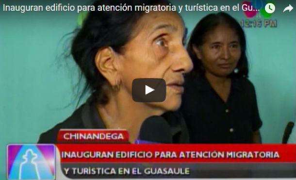 Inauguran edificio para atención migratoria y turística en el Guasaule