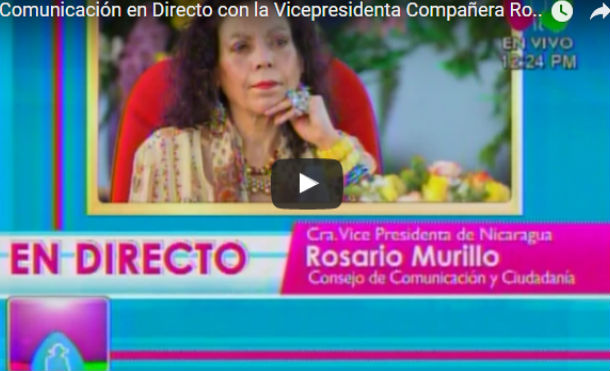 Comunicación en Directo con la Vicepresidenta Compañera Rosario Murillo 03 Mayo 2017