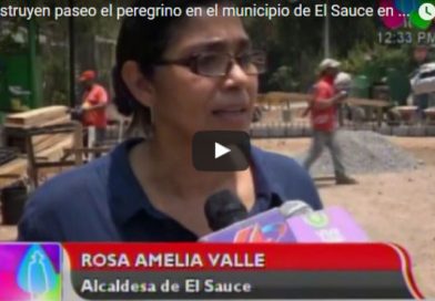 Construyen paseo el peregrino en el municipio de El Sauce en León