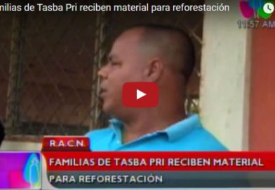 Familias de Tasba Pri reciben material para reforestación