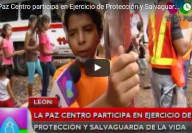 La Paz Centro participa en Ejercicio de Protección y Salvaguarda de la Vida