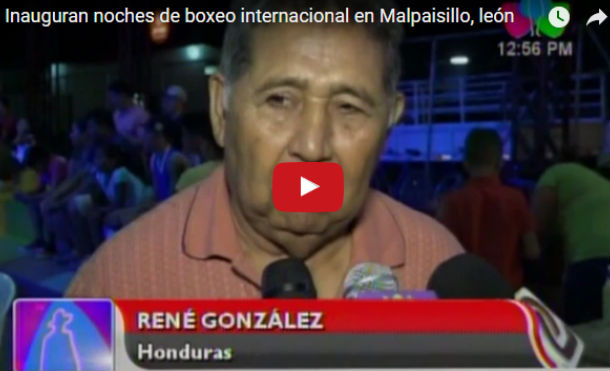 Inauguran noches de boxeo internacional en Malpaisillo, león