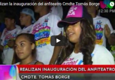 Realizan la inauguración del anfiteatro Cmdte Tomás Borge