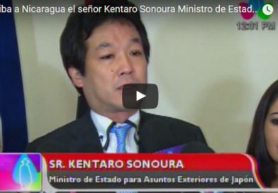 Arriba a Nicaragua el señor Kentaro Sonoura Ministro de Estado para Asuntos Exteriores de Japón