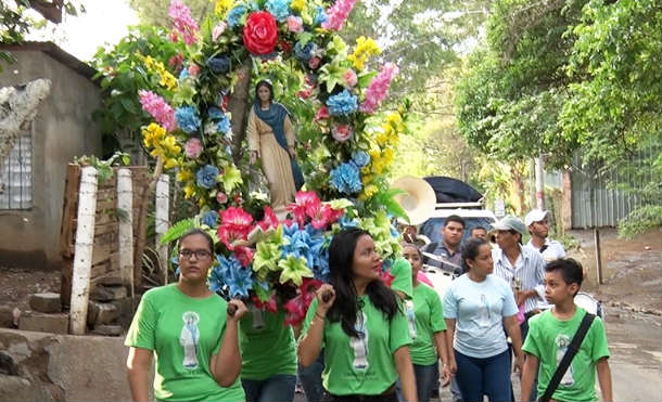 Pastoral juvenil de Las Sierritas culmina festividades en honor a la Virgen de Cuapa