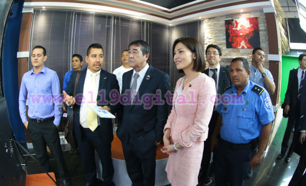 Viceministra de Comunicaciones de Japón visita Canal 6