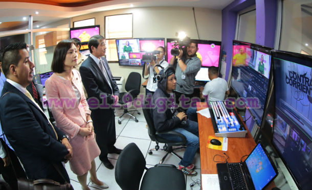 Viceministra de Comunicaciones de Japón visita Canal 6