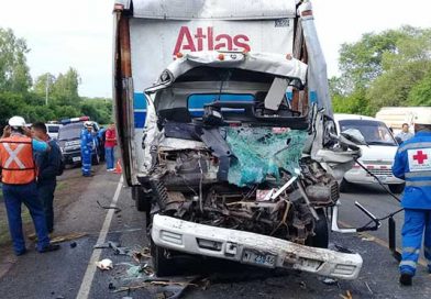 Brutal choque deja dos fallecidos en carretera Norte