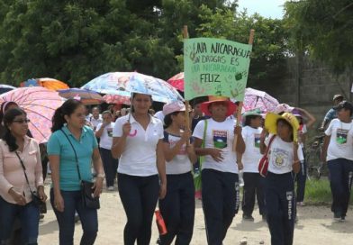 Ocotal: Realizan caminata a favor del medio ambiente y en contra de las drogas