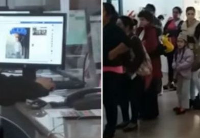 Captan a trabajadora de hospital en redes sociales mientras pacientes esperan ser atendidos