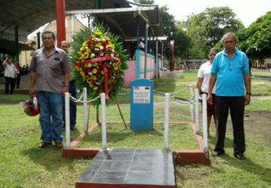 Posoltega rinde homenaje a sus héroes y mártires, en el 38 aniversario de su liberación