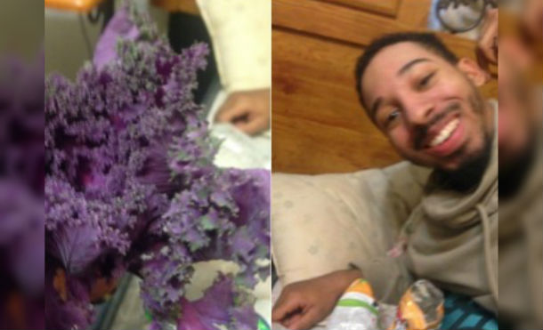 Un chico le compra a su novia una lechuga creyendo que eran flores, su foto se hizo viral
