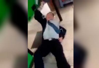 Sujeto intenta robar, lo descubren y aparenta convulsión