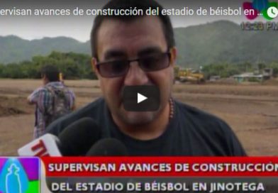 Supervisan avances de construcción del estadio de béisbol en Jinotega