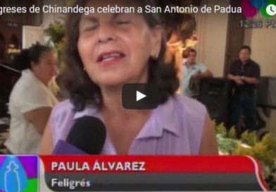 Feligreses de Chinandega celebran a San Antonio de Padua