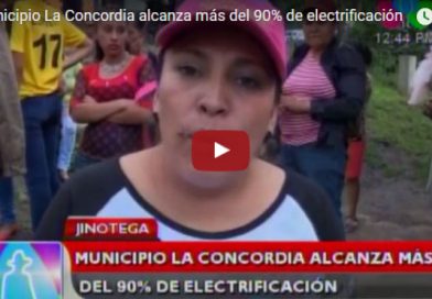 Municipio La Concordia alcanza más del 90% de electrificación