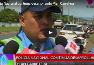 Policía Nacional continúa desarrollando Plan Carretera