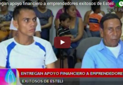 Entregan apoyo financiero a emprendedores exitosos de Estelí