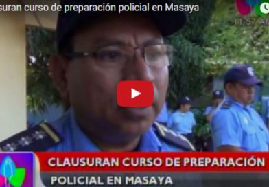 Clausuran curso de preparación policial en Masaya