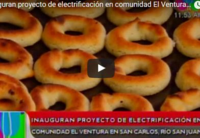 Inauguran proyecto de electrificación en comunidad El Ventura en San Carlos, Río San Juan